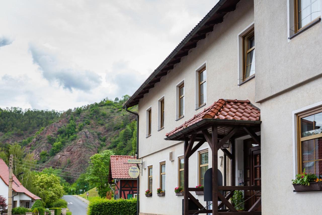 Hotel & Ferienwohnungen Bohlenblick Saalfeld Saale Kültér fotó