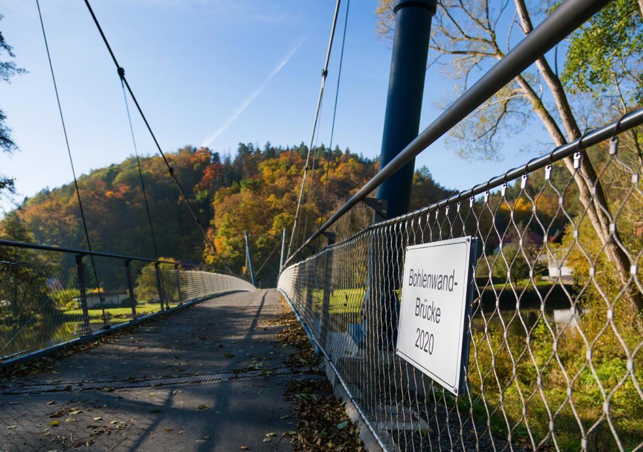Hotel & Ferienwohnungen Bohlenblick Saalfeld Saale Kültér fotó