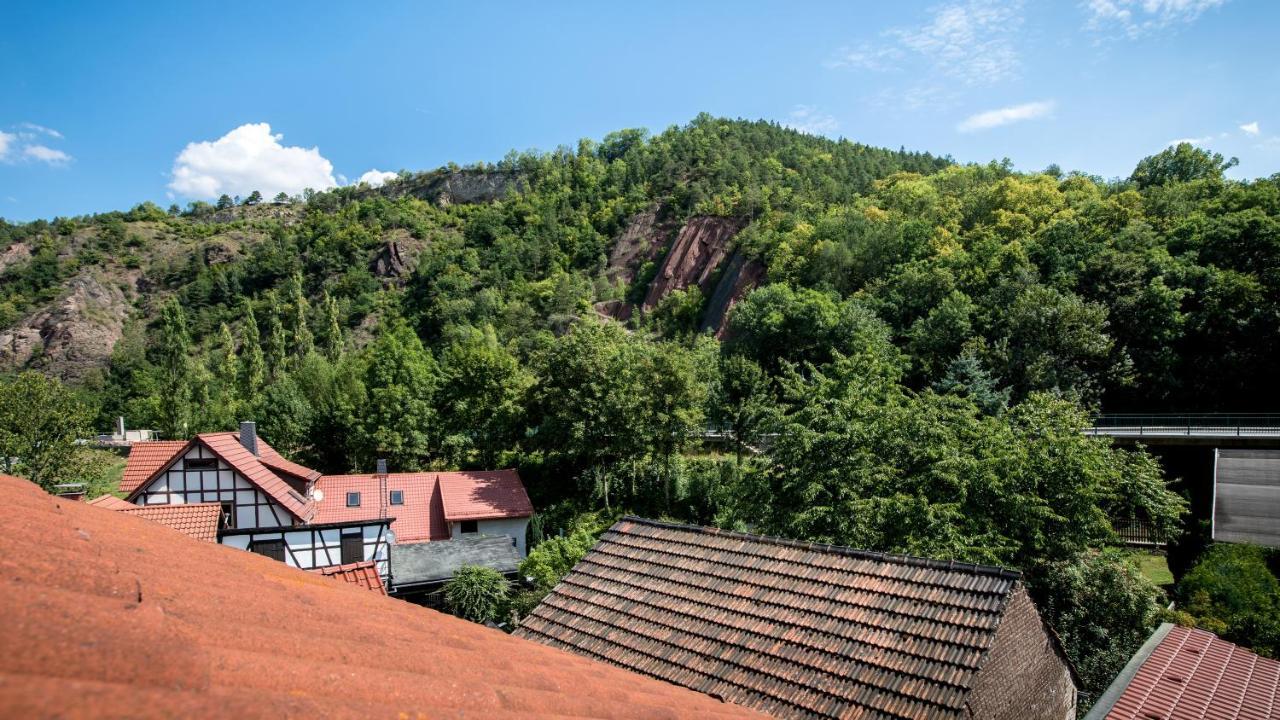 Hotel & Ferienwohnungen Bohlenblick Saalfeld Saale Kültér fotó